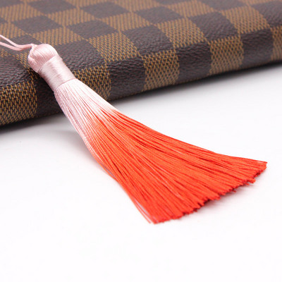 2 buc 9,5 cm ciucuri din poliester de culoare cu inel de agățat mătase breton cusut ciucuri ciucuri decorative cheie pentru pandantive decor acasă