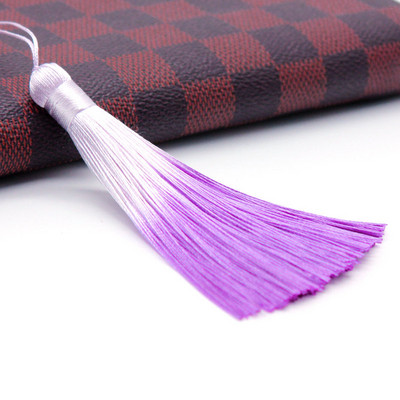 2 buc 9,5 cm ciucuri din poliester de culoare cu inel de agățat mătase breton cusut ciucuri ciucuri decorative cheie pentru pandantive decor acasă