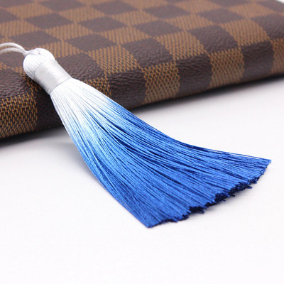 2 buc 9,5 cm ciucuri din poliester de culoare cu inel de agățat mătase breton cusut ciucuri ciucuri decorative cheie pentru pandantive decor acasă