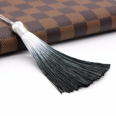 2 buc 9,5 cm ciucuri din poliester de culoare cu inel de agățat mătase breton cusut ciucuri ciucuri decorative cheie pentru pandantive decor acasă