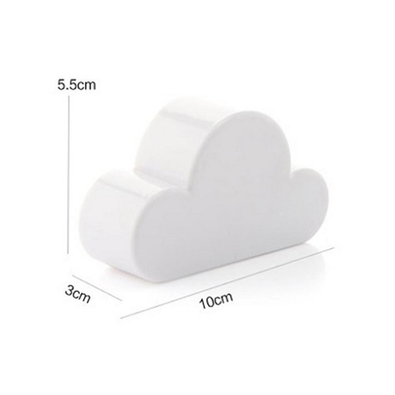 Radošs magnētisks āķa atslēgu turētājs sienas āķi Mākoņa formas mājas glabāšanas plaukts plaukts ieejas dekorēšana Droši mājas piederumi