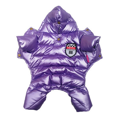 Ziemas apģērbs suņiem Ūdensizturīgs mājdzīvnieku kombinezons, silts suņa mētelis kucēnu jaka Čivavas kapuces Shih Tzu pūdeļa apģērbs maziem suņiem