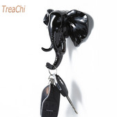 Cârlige de perete cu cap de elefant Umeraș pentru ușă, cheie, haine, haine, pălărie, pungi, suport decor pentru prosoape, pentru sufragerie, baie