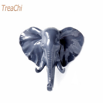 Κεφάλι ελέφαντα Γάντζοι τοίχου Κρεμάστρα πόρτας-κλειδιά Ρούχα Παλτό Καπέλο Τσάντες Πετσέτα Διακοσμητική βάση για μπάνιο σαλονιού