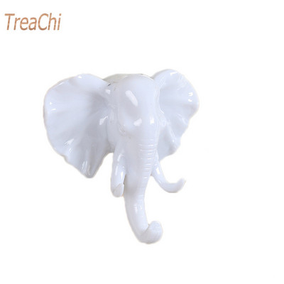 Cârlige de perete cu cap de elefant Umeraș pentru ușă, cheie, haine, haine, pălărie, pungi, suport decor pentru prosoape, pentru sufragerie, baie