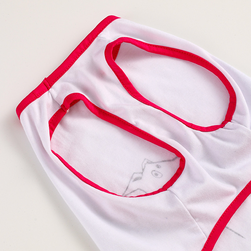 Apdrukāta vipeta vasaras suņa veste, elastīga, elpojoša itāļu kurtu suņa kažoks pret moskītu UV aizsardzība