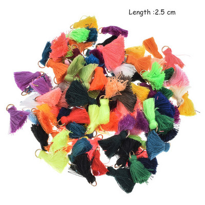 10 kom. Višebojni poliester pamuk rese Nakit Dodaci DIY Narukvice Ogrlica Naušnice Materijali Ženski nakit