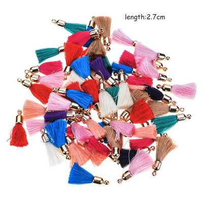 10 kom. Višebojni poliester pamuk rese Nakit Dodaci DIY Narukvice Ogrlica Naušnice Materijali Ženski nakit