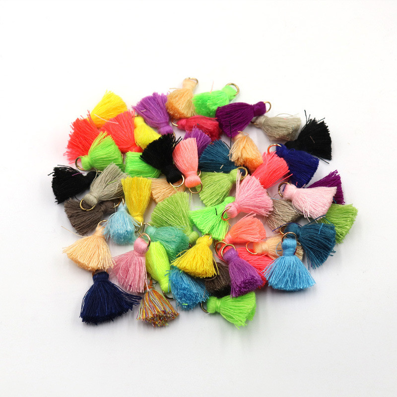 10 kom. Višebojni poliester pamuk rese Nakit Dodaci DIY Narukvice Ogrlica Naušnice Materijali Ženski nakit