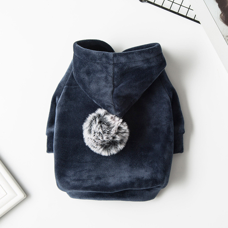 Ziemas mājdzīvnieku suņu apģērbi Mopsis Franču buldogu apģērbi suņiem Mētelis resns suns jaka kucēns mājdzīvnieku apģērbs suņiem kapuci Ropa Perro York