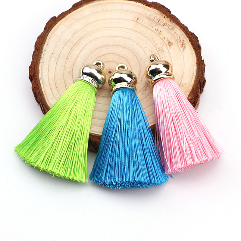 2 vnt. 5 cm mažas šilko kutų šepetėlis kutais Pažymė Kutas Satino Telefono Kutai rankdarbiams Auskarai Medžiaga Papuošalai „Pasidaryk pats“ audinio dekoras