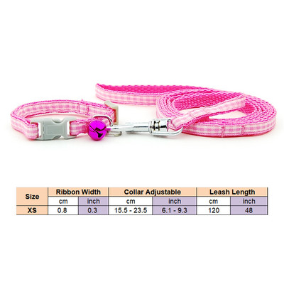 Koera kassi kaelarihm lemmiklooma kaelarihm kutsikale väikese lemmiklooma õues jalutamiseks ruuduline chihuahua terjer šnautser