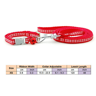 Koera kassi kaelarihm lemmiklooma kaelarihm kutsikale väikese lemmiklooma õues jalutamiseks ruuduline chihuahua terjer šnautser