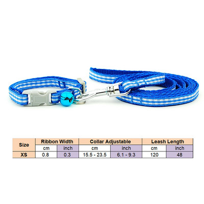 Koera kassi kaelarihm lemmiklooma kaelarihm kutsikale väikese lemmiklooma õues jalutamiseks ruuduline chihuahua terjer šnautser