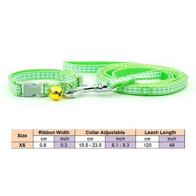 Koera kassi kaelarihm lemmiklooma kaelarihm kutsikale väikese lemmiklooma õues jalutamiseks ruuduline chihuahua terjer šnautser