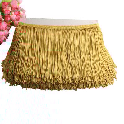 Frumos 1Yard Dantela Fringe Trim 10cm Lățime ciucuri Fringe Tunde pentru DIY Latină rochie Scena haine Accesorii Panglică dantelă 10cm