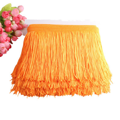 Frumos 1Yard Dantela Fringe Trim 10cm Lățime ciucuri Fringe Tunde pentru DIY Latină rochie Scena haine Accesorii Panglică dantelă 10cm