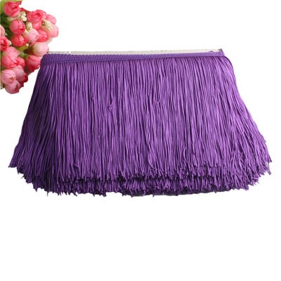 Frumos 1Yard Dantela Fringe Trim 10cm Lățime ciucuri Fringe Tunde pentru DIY Latină rochie Scena haine Accesorii Panglică dantelă 10cm
