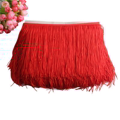 Frumos 1Yard Dantela Fringe Trim 10cm Lățime ciucuri Fringe Tunde pentru DIY Latină rochie Scena haine Accesorii Panglică dantelă 10cm