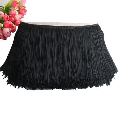 Frumos 1Yard Dantela Fringe Trim 10cm Lățime ciucuri Fringe Tunde pentru DIY Latină rochie Scena haine Accesorii Panglică dantelă 10cm