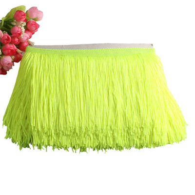 Frumos 1Yard Dantela Fringe Trim 10cm Lățime ciucuri Fringe Tunde pentru DIY Latină rochie Scena haine Accesorii Panglică dantelă 10cm