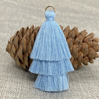 10 τμχ Τρεις στρώσεις Φούντα κρόσια Κρεμαστό DIY Κρεμαστά πάρτι Κορδόνια Δαχτυλίδι Φούντα Διακοσμητικά Ενδύματα Κουρτίνες Κοσμήματα Διακόσμηση Φούντες Δαντέλα