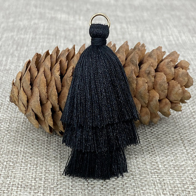 10 τμχ Τρεις στρώσεις Φούντα κρόσια Κρεμαστό DIY Κρεμαστά πάρτι Κορδόνια Δαχτυλίδι Φούντα Διακοσμητικά Ενδύματα Κουρτίνες Κοσμήματα Διακόσμηση Φούντες Δαντέλα