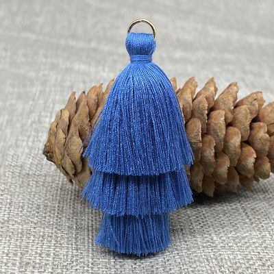 10 τμχ Τρεις στρώσεις Φούντα κρόσια Κρεμαστό DIY Κρεμαστά πάρτι Κορδόνια Δαχτυλίδι Φούντα Διακοσμητικά Ενδύματα Κουρτίνες Κοσμήματα Διακόσμηση Φούντες Δαντέλα