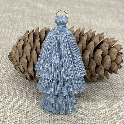 10 τμχ Τρεις στρώσεις Φούντα κρόσια Κρεμαστό DIY Κρεμαστά πάρτι Κορδόνια Δαχτυλίδι Φούντα Διακοσμητικά Ενδύματα Κουρτίνες Κοσμήματα Διακόσμηση Φούντες Δαντέλα