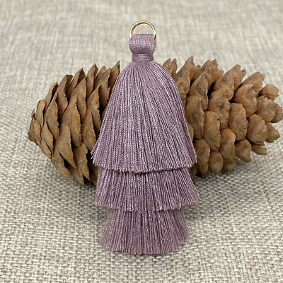 10 τμχ Τρεις στρώσεις Φούντα κρόσια Κρεμαστό DIY Κρεμαστά πάρτι Κορδόνια Δαχτυλίδι Φούντα Διακοσμητικά Ενδύματα Κουρτίνες Κοσμήματα Διακόσμηση Φούντες Δαντέλα