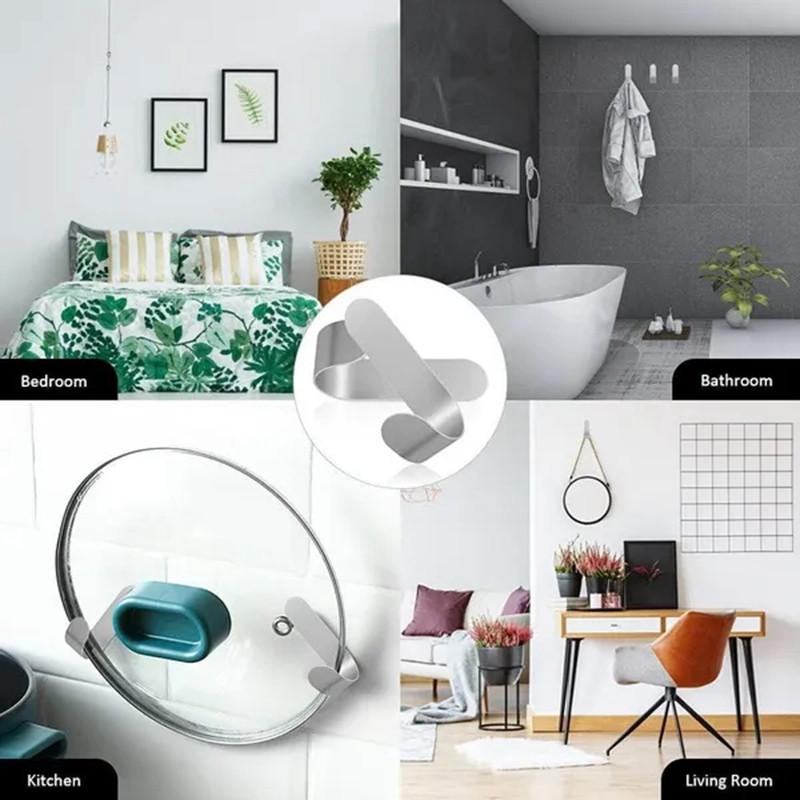 Mitmeotstarbeline seinakonks ukse taga Võtmeriide riidepuu konks Vannitoa hommikumantli käterätikuhoidja köögiriistvara riiulikonks