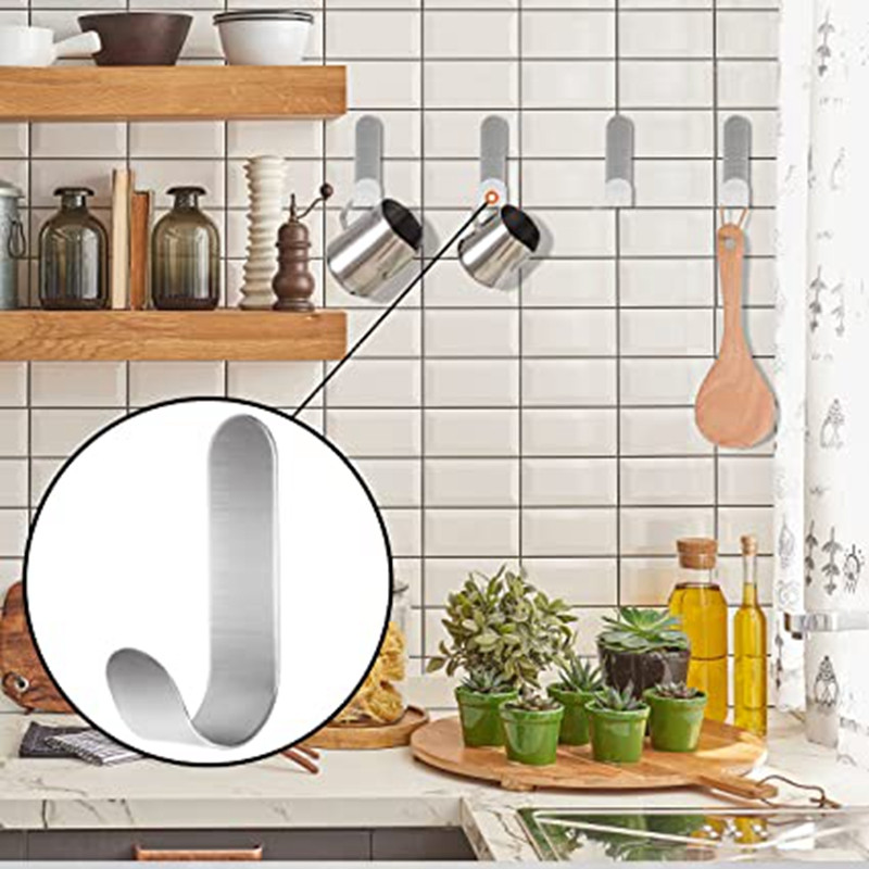 Mitmeotstarbeline seinakonks ukse taga Võtmeriide riidepuu konks Vannitoa hommikumantli käterätikuhoidja köögiriistvara riiulikonks