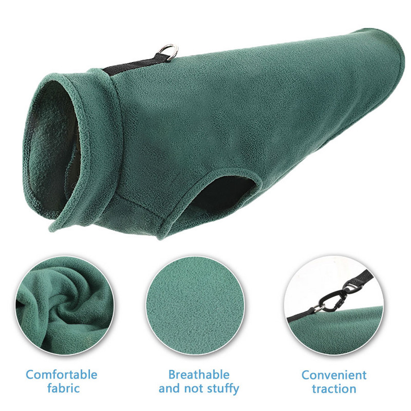 Mājdzīvnieku suņu apģērbs Silts Mīksts Biezs Suņu jaka Ziemas Fleece Maziem Vidējiem Suņiem Mētelis Čivavas Franču Bulldogs Drēbes