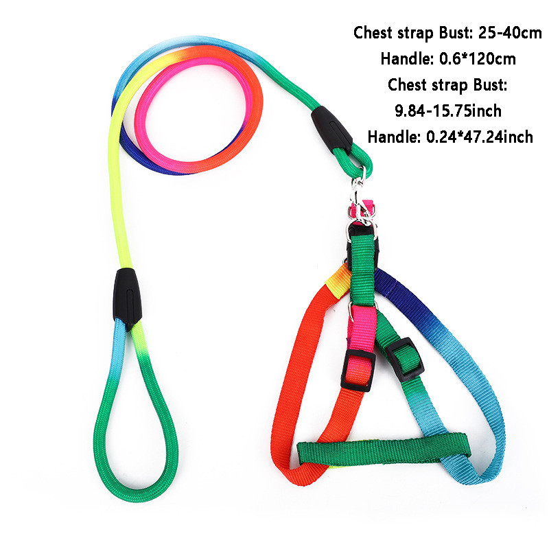 Pārdodu neilona suņu apkakles siksnas un pavadas komplekts maziem lieliem suņiem Veste Krāsaina Lēta Liela Suņa Siksnas Svina Mopsis Buldogs