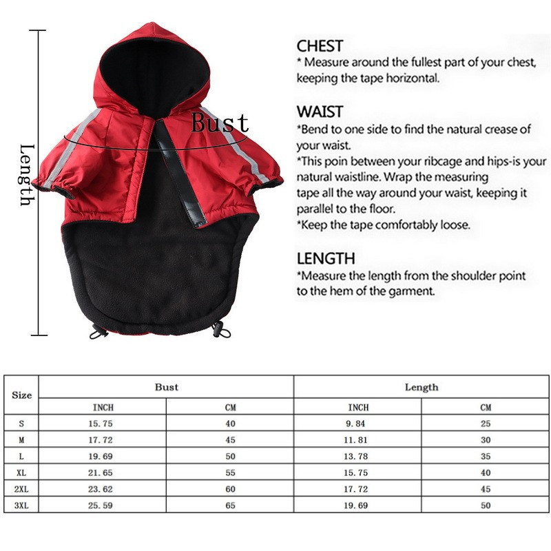 Talvised koerariided Tuulekindlad lemmikloomariided Mood Peegeldavad koerajoped Soojad koerariided väikestele koertele Mantlid Lemmikloomatarvikud