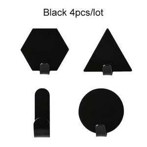 Minimalista kulcstartó gyerek falikabát akasztós levéltartó Kreatív geometrikus kulcstartó öntapadós állvány otthoni dekorációhoz 4db