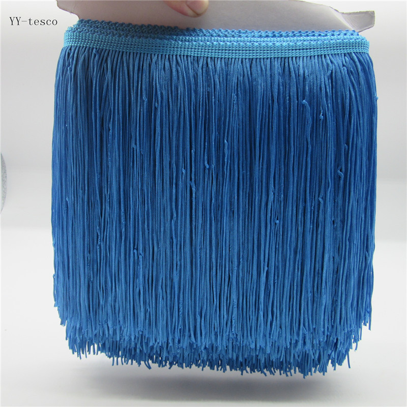 Hot 1 Yard 20CM Lungime Dantela Fringe Trim Poliester Ciucuri Franjuri Tunde Pentru Diy Latină rochie Scena Haine Accesorii Dantela Panglică