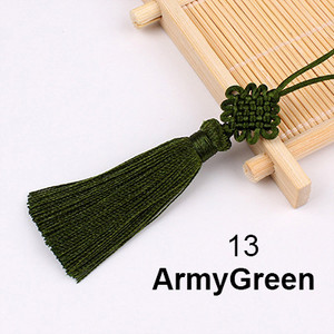 2τμχ/παρτίδα 5cm Κινέζικος Κόμπος Φούντα Μεταξωτό Κρόσι Ραπτικής Κτυπήματα Φούντας Διακοσμητικές Φούντες Κλειδί για DIY Κουρτίνες Διακόσμηση σπιτιού