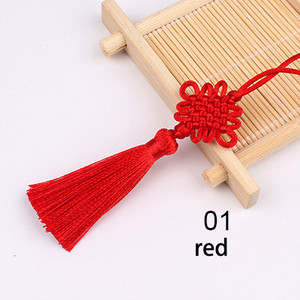 2τμχ/παρτίδα 5cm Κινέζικος Κόμπος Φούντα Μεταξωτό Κρόσι Ραπτικής Κτυπήματα Φούντας Διακοσμητικές Φούντες Κλειδί για DIY Κουρτίνες Διακόσμηση σπιτιού