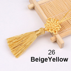 2τμχ/παρτίδα 5cm Κινέζικος Κόμπος Φούντα Μεταξωτό Κρόσι Ραπτικής Κτυπήματα Φούντας Διακοσμητικές Φούντες Κλειδί για DIY Κουρτίνες Διακόσμηση σπιτιού