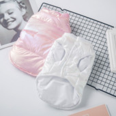 Új kisállatruhák vízálló kölyökkutya fényes dzseki téli meleg kutyakabát mellény ruha chihuahua francia bulldog kiskutyák ruhája