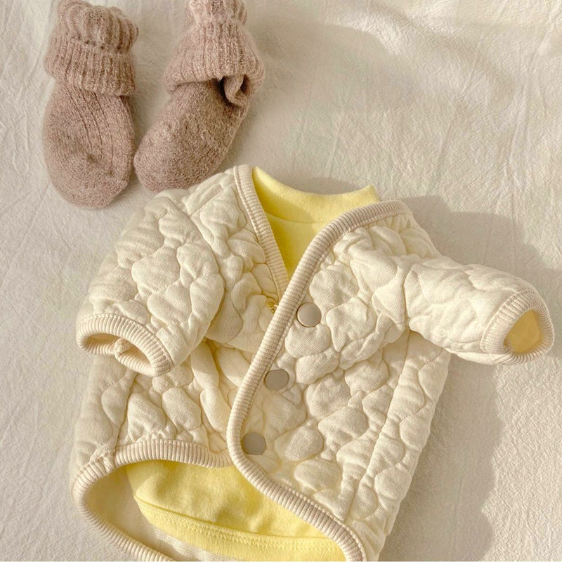 Kisállatruhák Őszi Tél Közepes Kicsi Kutya Meleg dzseki Divatos Egyszínű pulóver Cica Kölyök Meleg Kabát Chihhuahua Yorkshire