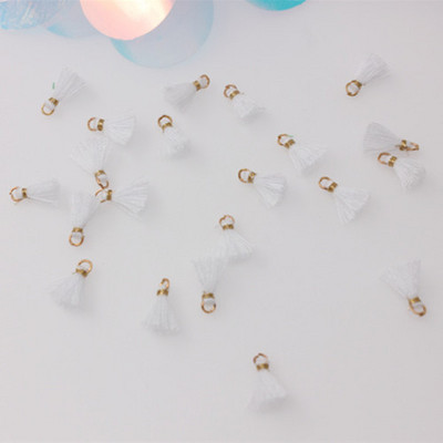 100 db 10 mm-es mini akasztógyűrű bojt díszítő medálok barkácsolás kézműves művészet ékszer fülbevaló dekor anyagok kiegészítők kis rojt díszítőelemek