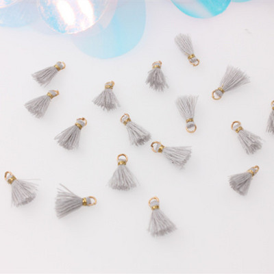 100 db 10 mm-es mini akasztógyűrű bojt díszítő medálok barkácsolás kézműves művészet ékszer fülbevaló dekor anyagok kiegészítők kis rojt díszítőelemek