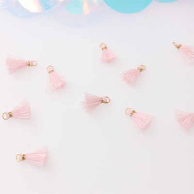 100 db 10 mm-es mini akasztógyűrű bojt díszítő medálok barkácsolás kézműves művészet ékszer fülbevaló dekor anyagok kiegészítők kis rojt díszítőelemek