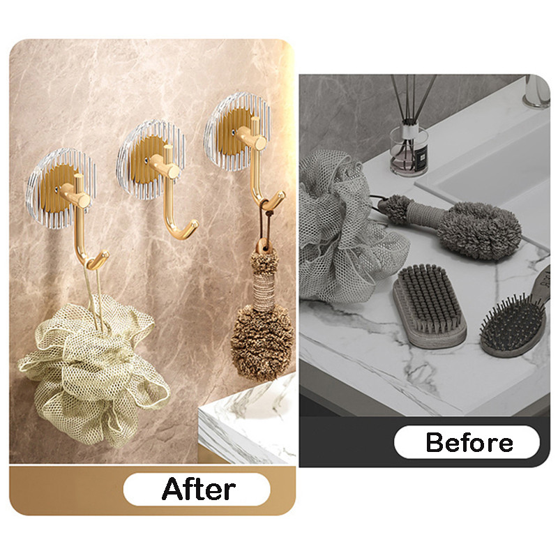 Akrila sienas āķis Vannas istabas pašlīmējošs dvieļu āķis bez caurumošanas sienas dvieļu pakaramais durvju aizmugures āķis mēteļa atslēgai mājas dekorēšanai