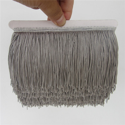 Χονδρική 1 αυλή/παρτίδα 10cm Πολυεστερική φούντα Δαντέλα Κόψιμο Αξεσουάρ ρούχων Latin Dance Διακόσμηση κουρτινών DIY