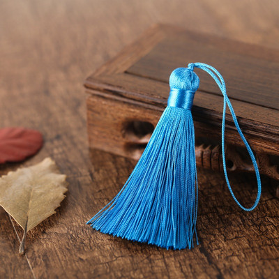 2/5 τμχ 8 εκατοστά κοντή φούντα καρφίτσα πολυεστέρα πάγου μετάξι μικρή φούντα σελιδοδείκτη φούντες μπρελόκ για χειροτεχνίες ραπτικής DIY Διακόσμηση σπιτιού