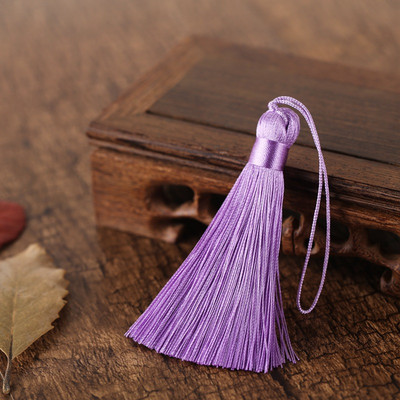 2/5 τμχ 8 εκατοστά κοντή φούντα καρφίτσα πολυεστέρα πάγου μετάξι μικρή φούντα σελιδοδείκτη φούντες μπρελόκ για χειροτεχνίες ραπτικής DIY Διακόσμηση σπιτιού