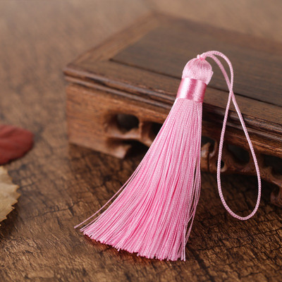 2/5 τμχ 8 εκατοστά κοντή φούντα καρφίτσα πολυεστέρα πάγου μετάξι μικρή φούντα σελιδοδείκτη φούντες μπρελόκ για χειροτεχνίες ραπτικής DIY Διακόσμηση σπιτιού